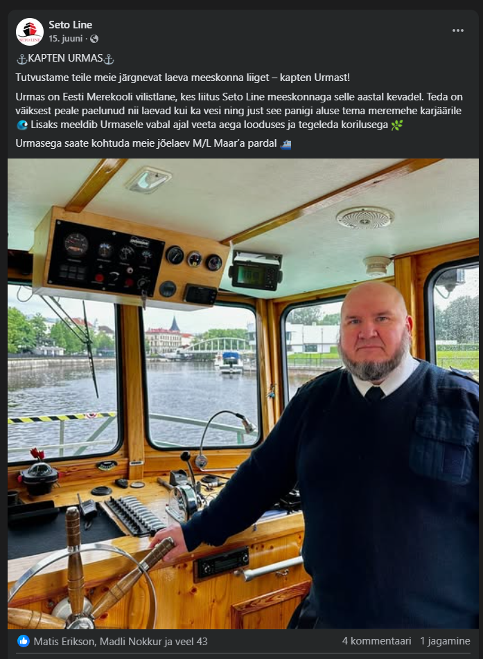 Seto Line sotsiaalmeedia turundus ja haldamine